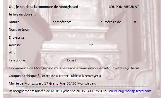 COUPON MECENAT